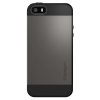 Pouzdro / kryt pro Apple iPhone 5 / 5S / SE - Spigen, Slim Armor Gunmetal
