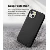 Ochranný kryt pro iPhone 13 mini - Mercury, Silicone Black