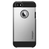 Pouzdro / kryt pro Apple iPhone 5 / 5S / SE - Spigen, Tough Armor Satin Silver
