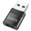 Redukce USB-A to USB-C - Hoco, UA17 Black