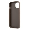 Ochranný kryt pro iPhone 13 mini - Guess, 4G Stripe Back Brown