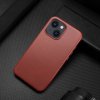 Kožený kryt na iPhone 13 - DuxDucis, Naples with MagSafe Red