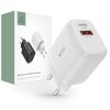 Rychlá nabíječka do sítě - Tech-Protect, PD20W/QC3.0 White