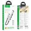 hoco hb26 4in1 hub usb to usb3 3xusb2 packaging silver
