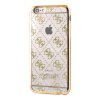 Pouzdro / kryt pro Apple iPhone 6 / 6S - Guess, 4G TPU Gold