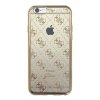 Pouzdro / kryt pro Apple iPhone 6 / 6S - Guess, 4G TPU Gold