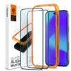 Ochranné tvrzené sklo pro iPhone 14 Pro MAX - Spigen, AlignMaster FC (2ks s aplikátorem) - POUŽITÉ