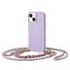 Kryt se šňůrkou pro iPhone 14 PLUS - Tech-Protect, Icon Chain Violet