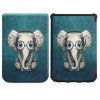 Pouzdro na PocketBook HD 3 632 / Touch Lux 4 627 / Touch Lux 5 628 - Tech-Protect, SmartCase Happy Elephant