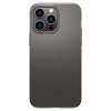 Ochranný kryt pro iPhone 14 Pro - Spigen, Thin Fit Gunmetal