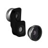 Objektiv 4in1 lens system pro Apple iPhone 5 / 5S / SE - Olloclip (silver and black)