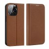 Knížkové pouzdro pro iPhone 14 Pro - DuxDucis, SkinX2 Brown
