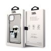 Ochranný kryt pro iPhone 14 PLUS - Karl Lagerfeld, IML Glitter Karl and Choupette NFT Black