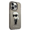 Ochranný kryt pro iPhone 14 Pro MAX - Karl Lagerfeld, IML Ikonik NFT Black