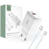 Nabíjecí USB adaptér do sítě - Tech-Protect, PD20W/QC3.0 + USB-C kabel