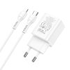 Rychlá nabíječka do sítě pro iPhone a iPad - Hoco, N28 Founder PD20W/QC3.0 White + Lightning kabel