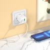 Rychlá nabíječka do sítě pro iPhone a iPad - Hoco, N28 Founder PD20W/QC3.0 White + Lightning kabel