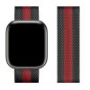 Řemínek pro Apple Watch 38mm / 40mm / 41mm / 42mm - Hoco, WA03 SimpleBeauty Black and Red