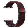 Řemínek pro Apple Watch 42mm / 44mm / 45mm / 49mm - Hoco, WA03 SimpleBeauty Black and Red