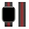 Řemínek pro Apple Watch 42mm / 44mm / 45mm / 49mm - Hoco, WA03 SimpleBeauty Black and Red