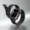 Řemínek s krytem pro Apple Watch 44mm / 45mm - Spigen, Metal Fit Pro Graphite