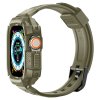 Řemínek s krytem pro Apple Watch 49mm - Spigen, Rugged Armor Pro Khaki