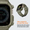 Řemínek s krytem pro Apple Watch 49mm - Spigen, Rugged Armor Pro Khaki