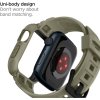 Řemínek s krytem pro Apple Watch 44mm / 45mm - Spigen, Rugged Armor Pro Khaki