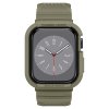 Řemínek s krytem pro Apple Watch 44mm / 45mm - Spigen, Rugged Armor Pro Khaki