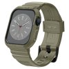 Řemínek s krytem pro Apple Watch 44mm / 45mm - Spigen, Rugged Armor Pro Khaki