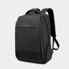 The side view of the black backpack model T B3516