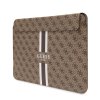 Pouzdro na notebook - Guess, 13-14 4G Printed Stripes Brown