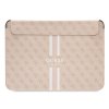 Pouzdro na notebook - Guess, 13-14 4G Printed Stripes Pink