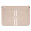 Pouzdro na notebook - Guess, 13-14 4G Printed Stripes Pink