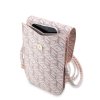 Univerzální pouzdro / taška s kapsou na mobil - Guess, G Cube Pink