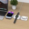 Nabíječka pro iPhone, Apple Watch a AirPods - Tech-Protect, A24 MagSafe Wireless Charger White