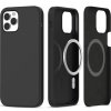 Ochranný kryt na iPhone 12 / 12 Pro - Tech-Protect, Silicone MagSafe Black