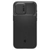 Ochranný kryt na iPhone 15 Pro - Spigen, Optik Armor MagSafe Abyss Black