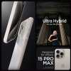 Ochranný kryt na iPhone 15 Pro MAX - Spigen, Ultra Hybrid Natural Titanium