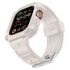 Řemínek s krytem pro Apple Watch 49mm - Spigen, Rugged Armor Pro Beige