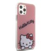 Ochranný kryt na iPhone 12 / 12 Pro - Hello Kitty, IML Daydreaming Logo Pink