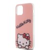 Ochranný kryt na iPhone 12 / 12 Pro - Hello Kitty, IML Daydreaming Logo Pink