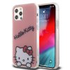 Ochranný kryt na iPhone 12 / 12 Pro - Hello Kitty, IML Daydreaming Logo Pink