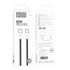 Kabel USB-C to USB-C - Hoco, X104 Source 60W/3A 100cm Black