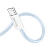 Kabel USB-C to USB-C - Hoco, X104 Source 60W/3A 200cm Blue