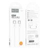 Kabel USB-C na USB-C - Hoco, X104 Source 60W/3A 200cm White
