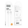 Kabel USB-C to USB-C - Hoco, X104 Source 60W/3A 200cm White