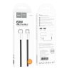 Kabel USB-C to USB-C - Hoco, X104 Source 60W/3A 200cm Black