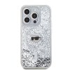 Ochranný kryt na iPhone 15 Pro - Karl Lagerfeld, Liquid Glitter Karl Head MagSafe Transparent