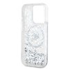 Ochranný kryt na iPhone 15 Pro - Karl Lagerfeld, Liquid Glitter Karl Head MagSafe Transparent